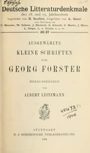 Tapa de Ausgewählte kleine Schriften