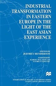 Tapa de Industrial Transformation in Eastern Europe in the Light of the East Asian Experience