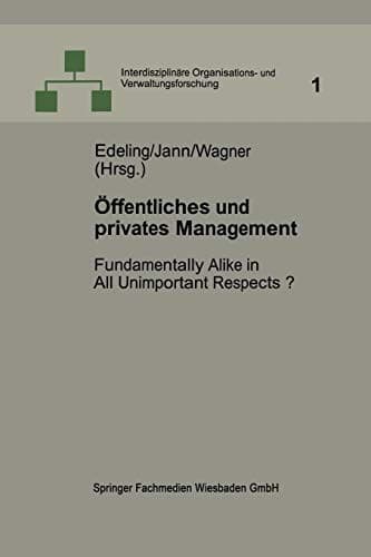 Tapa de Öffentliches und privates Management