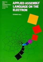 Tapa de Applied Assembly Language on the Electron
