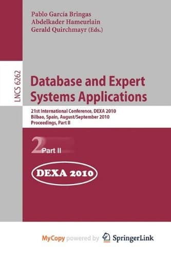 Tapa de Database and Expert Systems Applications