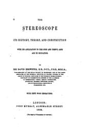Tapa de The Stereoscope: Its History, Theory, and Construction : with Its ..