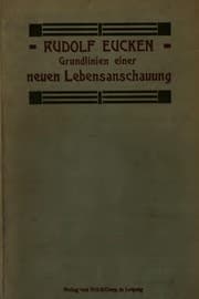 Tapa de Grundlinien einer neuen Lebensanschauung