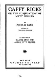 Tapa de Cappy Ricks: Or, The Subjugation of Matt Peasley