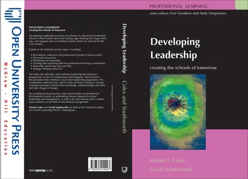 Tapa de Developing leadership