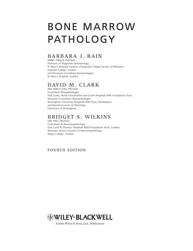 Tapa de Bone marrow pathology