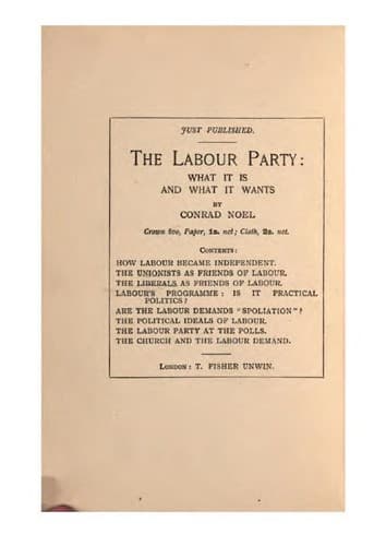 Tapa de The Labour Movement