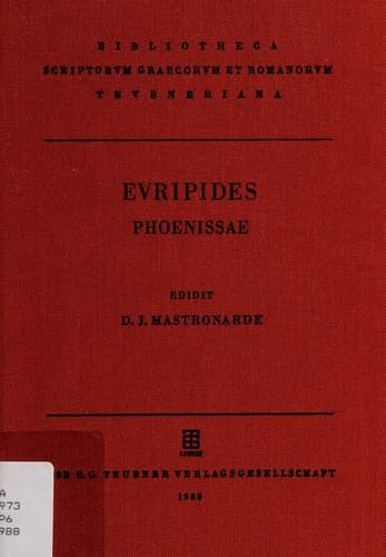 Tapa de Euripides Phoenissae