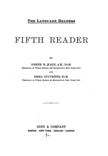 Tapa de Primer [first-fifth reader