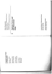 Tapa de Algebraic curves and one-dimensional fields