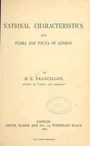 Tapa de National characteristics, and Flora and fauna of London