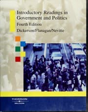 Tapa de Introductory readings in government and politics