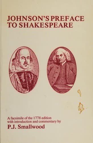 Tapa de Preface to Shakespeare