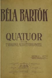 Tapa de Quatuor pour 2 violons, alto et violoncell
