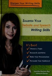 Tapa de Sharpen your debate and speech writing skills