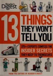 Tapa de 13 things they won't tell you