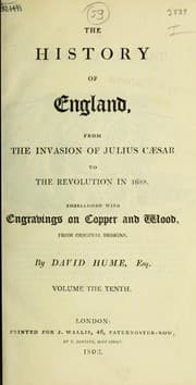 Tapa de The history of England from the invasion of Julius Caesar to the revolution in 1688