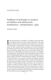 Tapa de Technique in child and adolescent analysis