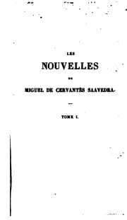 Tapa de Les nouvelles de Miguel de Cervantès Saavedra