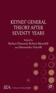 Tapa de Keynes's general theory after seventy years