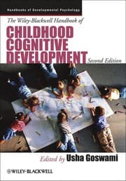Tapa de The Wiley-Blackwell handbook of childhood cognitive development