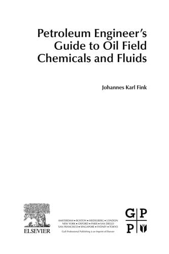 Tapa de Petroleum engineer's guide to oil field chemicals and fluids