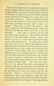 Tapa de S.T. Coleridge as a Lake poet