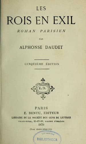 Tapa de Les rois en exil