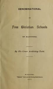 Tapa de Denominational, or free Christian schools in Manitoba