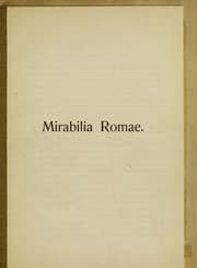 Tapa de Mirabilia Romae