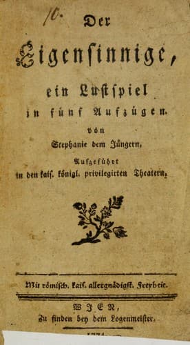 Tapa de Der Eigensinnige