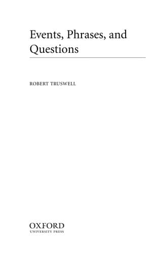 Tapa de Events, phrases, and questions