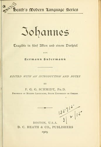 Tapa de Johannes