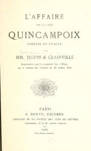 Tapa de L'affaire de la rue Quincampoix
