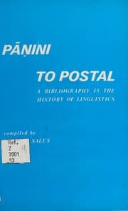 Tapa de Pān̥ini to Postal