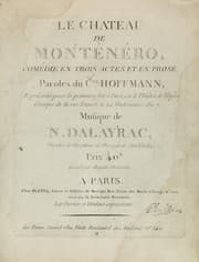 Tapa de Le chateau de Monténéro
