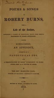 Tapa de The poems & songs of Robert Burns