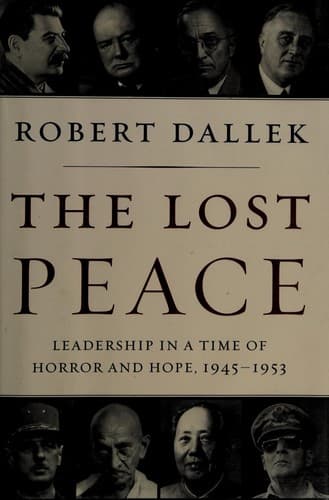 Tapa de The lost peace