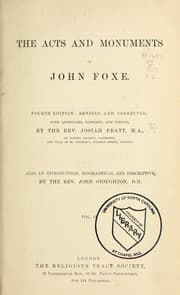 Tapa de The acts and monuments of John Foxe