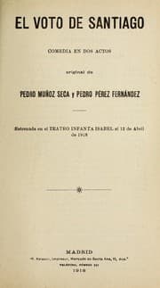 Tapa de El voto de Santiago