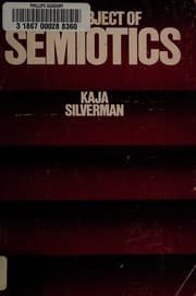 Tapa de The subject of semiotics