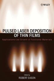 Tapa de Pulsed laser deposition of thin films