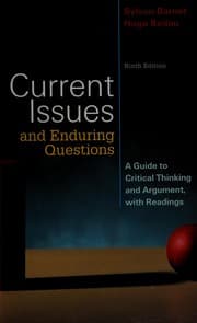 Tapa de Current issues and enduring questions -- ninth edition