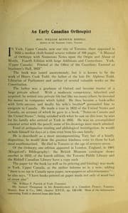 Tapa de Early Canadian orthoepist