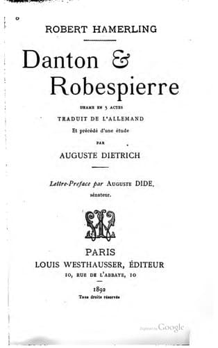 Tapa de Danton und Robespierre