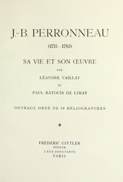 Tapa de J. B. Perronneau (1715-1783)