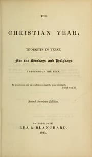 Tapa de The Christian year