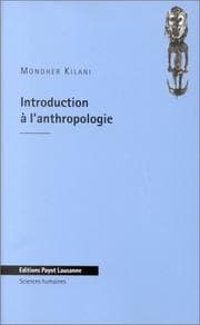 Tapa de Introduction à l'anthropologie