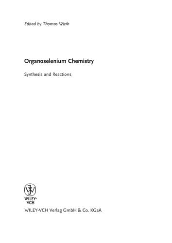 Tapa de Organoselenium chemistry