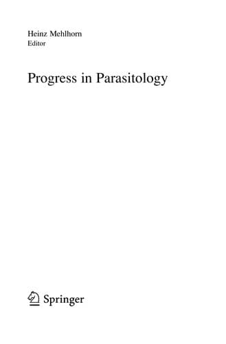 Tapa de Progress in Parasitology
